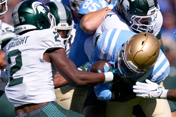 No. 9 UCLA rides running back trio to 28-10 victory over Michigan State
